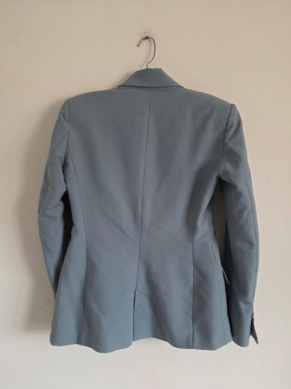 ZARA | Double Breasted Blazer Blue Sz S - Picture 4 of 7